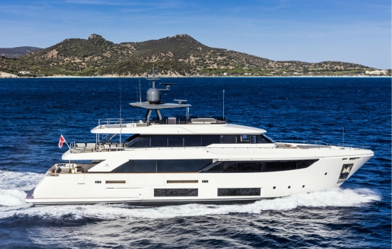 Custom Line Navetta 33m preowned for sale