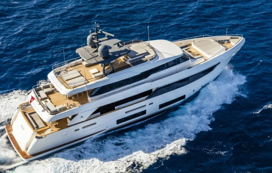 Custom Line Navetta 33m preowned for sale