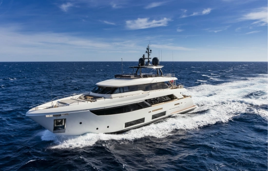 Custom Line Navetta 33m preowned for sale