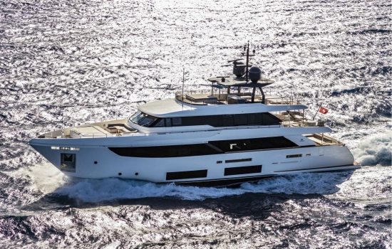 Custom Line Navetta 33m preowned for sale