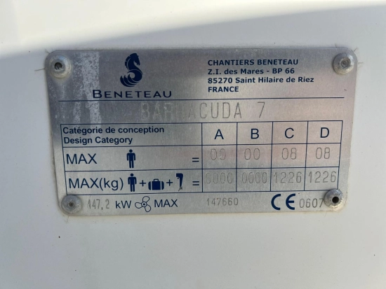 Beneteau BARRACUDA 7 gebraucht zum verkauf