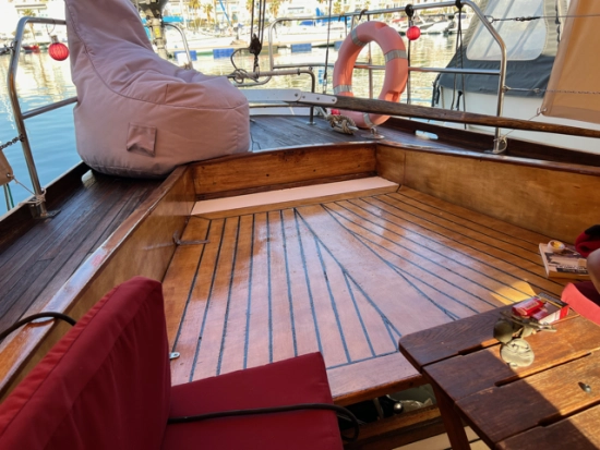 Custom built boat ERYTHEIA Cotre Juan Alsine preowned for sale