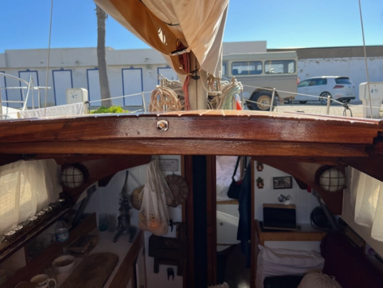 Custom built boat ERYTHEIA Cotre Juan Alsine preowned for sale