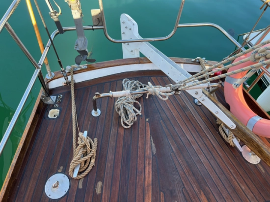 Custom built boat ERYTHEIA Cotre Juan Alsine preowned for sale