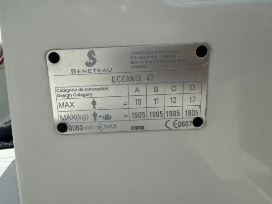 Beneteau Oceanis 43 d’occasion à vendre