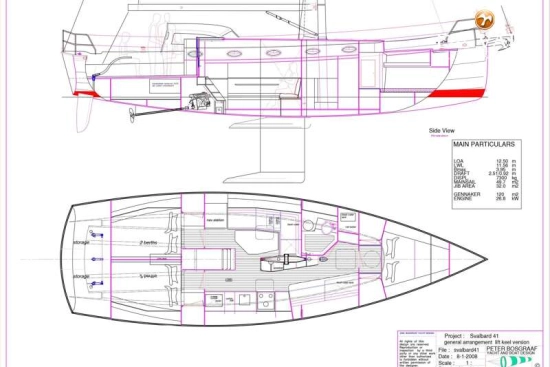 Svalbard 41 Lift Keel d’occasion à vendre