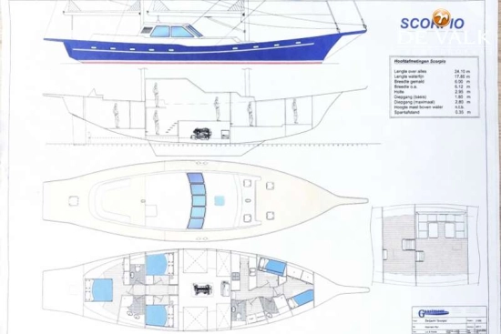 Helleman Steel Ketch casco 24M preowned for sale