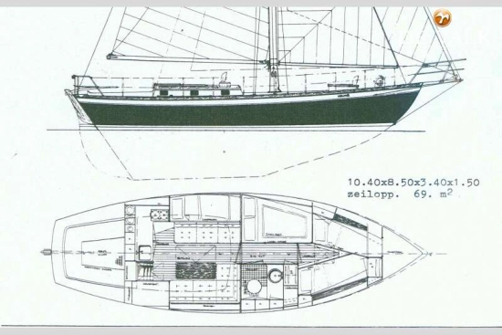 Custom Line Lunstroo one off Gladys 34 preowned for sale