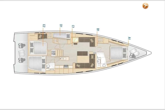 Hanse 548 d’occasion à vendre