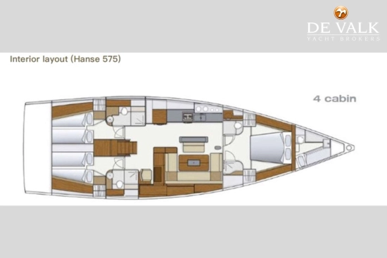 Hanse 575 gebraucht zum verkauf