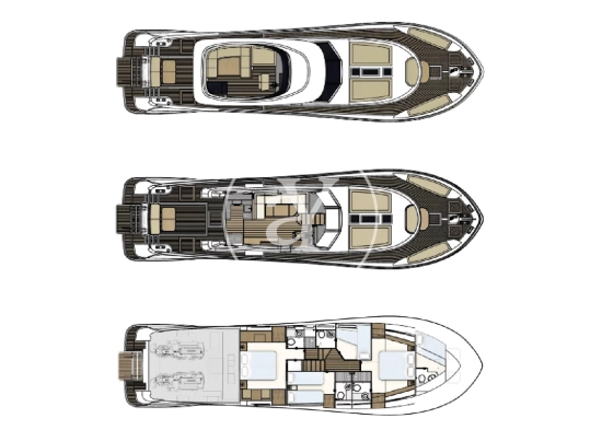 Monachus Yachts 70 fly d’occasion à vendre