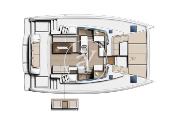 Bali Catamarans 4.2 Open Space d’occasion à vendre