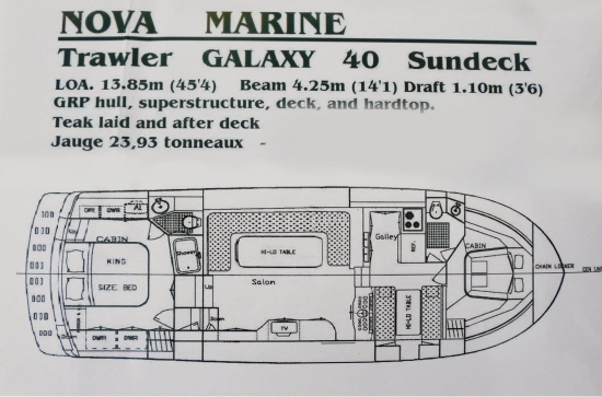 NOVA MARINE GALAXY 40 gebraucht zum verkauf