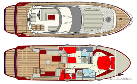 VIKING MARINE 465 FLY d’occasion à vendre