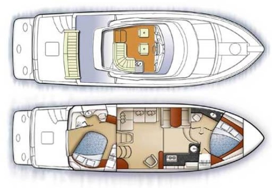 Carver 43 AFT CABIN preowned for sale