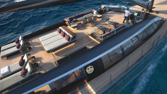 Perini Navi 47M S Y Custom Model brand new for sale