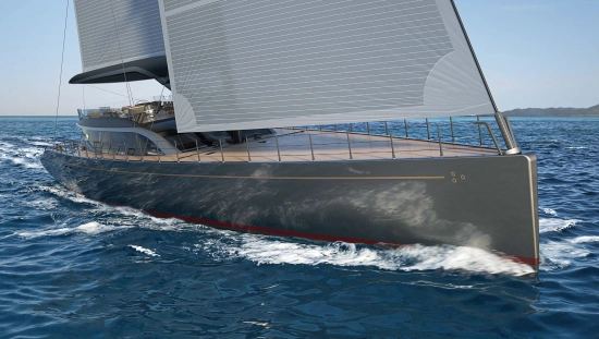 Perini Navi 47M S Y Custom Model brand new for sale