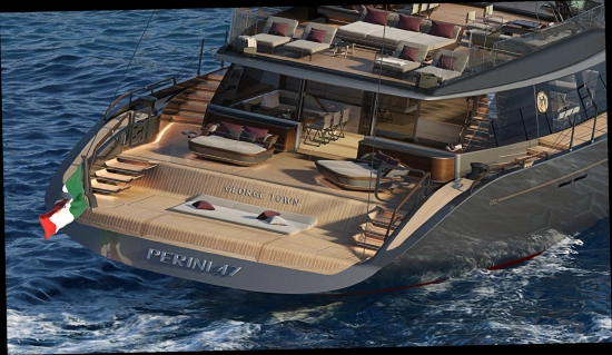 Perini Navi 47M S Y Custom Model brand new for sale