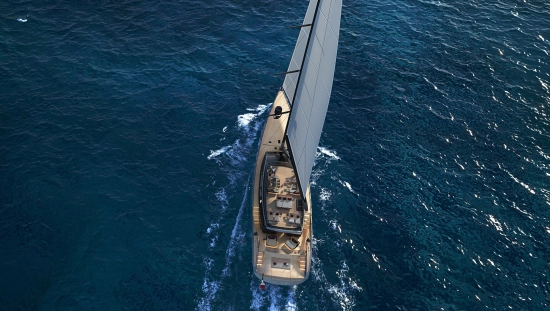 Perini Navi 47M S Y Custom Model brand new for sale