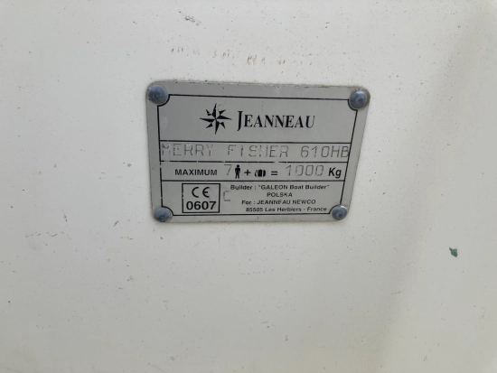 Jeanneau Merry Fisher 610 HB preowned for sale